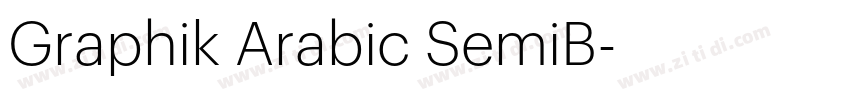 Graphik Arabic SemiB字体转换 Graphik Arabic SemiB字体转换
